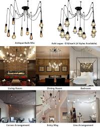 Leniure black modern square led light ceiling lamp chandelier lighting fixture 35 wide 22 deep 3 high, dimmable. Loft Style Industrial Commercial Lighting Cafe Lighting Etsy Swag Chandelier Contemporary Chandelier Modern Chandelier