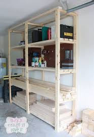 Simple garage shelving plan you can do it yourself just by doing little research and careful planning. 16 Practical Diy Garage Shelving Ideas Plan List Mymydiy Inspiring Diy Projects