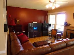 Living Room Accent Wall Accent Walls In Living Room Red Apartment Red Accent Wall