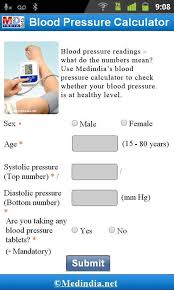 The normal blood pressure values for children and elderly are not the same. Blood Pressure Calculator For Android Apk Download