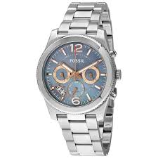 Fossil Es3880 Perfect Boyfriend Mother Of Pearl Dial Ladies Watch 32 Watches