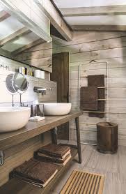 Chalet Haute Savoie Deco Esprit Montagne En 2020 Chalet Haute Savoie Interieur De Chalet Salle De Bains Chalet