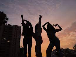 Sunset Gambar Bff Foto Teman Trik Fotografi