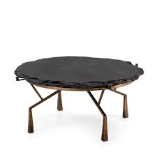 Rectangular black glass coffee tee table modern shelf wood living room furniture. Coffee Table 95x95x41 Stone Black Metal Golden Antique