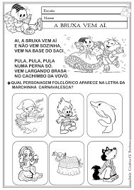 Quer ouvir a marchinha inteirinha? Atividade Com Marchinha Carnavalesca