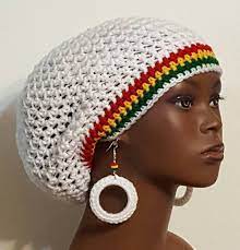 White Crochet Hat With Earrings By Razonda Lee Crochet Accessories Crochet Hats Crochet