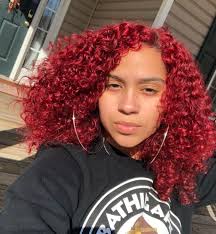 Desszyb Desszyb Dyed Natural Hair Natural Hair Styles Red Curly Hair