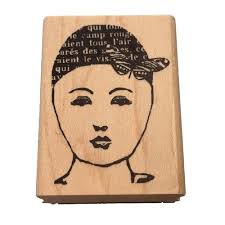 Inkadinkado Kathy David Bat Halloween Scary Funny 6282-K Rubber Craft Stamp 