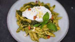 Pates Au Pesto D Amande Maison Et Burrata Recette Canon Youtube