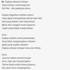 Belum titik baru koma, menulis puisi selesai sudah. Kumpulan Puisi Untuk Perpisahan Sekolah Sd Sltp Dan Smu Generalsip Com