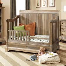 Dorel Asia Pembrooke Toddler Bed Conversion Kit Natural Rustic Wooden Baby Crib Nursery Furniture Sets Crib Sets
