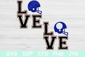 Download Love Football Svg Helmet Svg Sports Svg Graphic By Tiffscraftycreations Creative Fabrica PSD Mockup Templates
