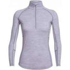 icebreaker zone long sleeve half zip womens free