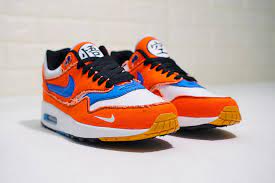 5 sneakers with anime inspiration: Dragon Ball Z X Nike Air Max 1 Son Goku Custom Sneakers Magazine
