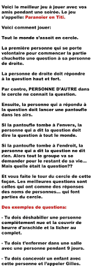Le Jeu Paranoier En Titi Conneriesqc Funny Games Fun Drinking Games Teenager Posts Funny