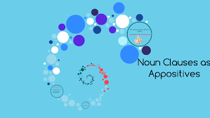 In brief, an appositive explains a noun or a pronoun by giving additional information. Appositives In Noun Clauses By Kyle Titchenell