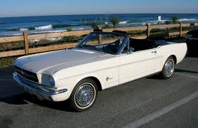 Image result for Wimbledon White 1964 Mustang