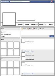 Fakebook Create Your Own Facebook Profile Facebook Profile Template Facebook Profile High School Activities