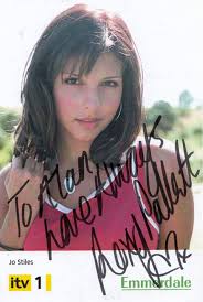 Jo Stiles Emmerdale Farm Hand Signed Cast Card