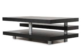 Modern Microfiber Coffee Table Furniture In Black 348 5 Features Rectangular Modern Multi Tier Black Oak Coffee Table Coffee Table Black Coffee Tables