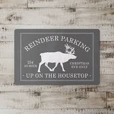 Maybe you would like to learn more about one of these? Reindeer Parking Indoor Christmas Floor Mat Dollar Store Christmas Crafts Wooden Christmas Decorations Indoor Christmas