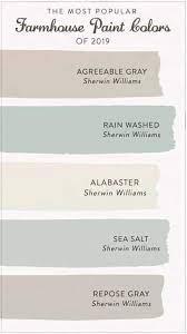 Sw 7012 creamy interior / exterior. Rain Washed Bedrooms Sea Salt Accent Bathrooms Kitchen And Alabaster Whole House In 2020 Farmhouse Paint Farmhouse Paint Colors Paint Colors For Home