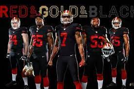 The 2014 san francisco 49ers season was the franchise's 65th season in the national football league, the 69th overall and the fourth under the head coach/general manager tandem of jim harbaugh and trent baalke. San Francisco 49ers Unveil New Alternate Jerseys For 2015 16 Season Bleacher Report Latest News Videos And Highlights