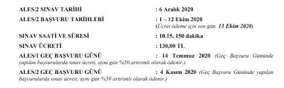 Ve esaslar hakkında yönetmelikte belirtilen genel ve özel şartları taşımaları hâlinde giriş sınavlarına başvurabilirler. Ales Basvuru Ucreti Ne Kadar Osym Ales Basvurusu Icin Kac Lira Odemek Gerekiyor Ales Ucreti Ne Zaman Yatirilacak Haberler
