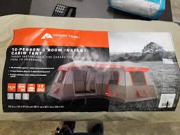 The ozark trail instant cabin tent sets up in 60 seconds. Facebook