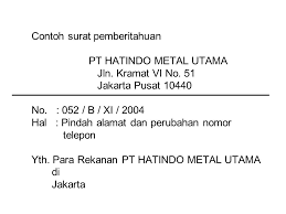 Contoh surat farewell dalam bahasa inggris dan ter. Contoh Surat Pemberitahuan Pindah Alamat Kantor Contoh Surat