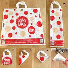 Simple hack to folding coles, woolworths reusable shopping bags. Shopper S Easy Hack For Coles Bags Queensland Times