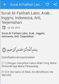 Surah in itergolong surah madaniyah, yang berarti surah ini. Surat Al Fatihah Arab Latin Fur Android Apk Herunterladen