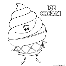 Full size emoji movie coloring pages. Emoji Movie Icecream Coloring Pages Printable