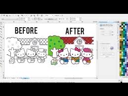 Untuk mengunduh file gambar atau men download mewarnai gambar hitam putih ultraman di atas. Tutorial Cara Mewarnai Gambar Hitam Putih Di Coreldraw Belajar Coreldraw Rpl