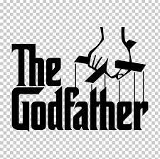 The Godfather Logo Png Black Black And White Brand Corleone Family Decal The Godfather Mandela Art Funny Kids Shirts