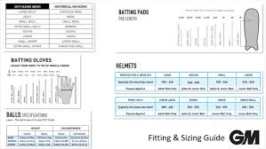 Gm Sizing Guides Cricket Official Online Store