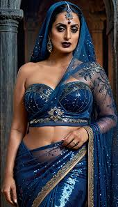 Looks like Mahie Gill, full body Closeup shot, Big chubby aunty - SeaArt AI