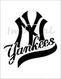 New York Yankees Ny Baseball Team 8 5 X 11 Stencil Plastic Sheet New S190 Ebay New York Yankees Ny Baseball Yankees