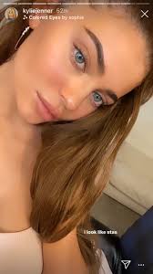 Michael if you want to know other celebrities' eye color, please check the bar at the right side of the page for. Here S Kylie Jenner Looking Like A Different Person With Light Brown Hair And Green Eyes