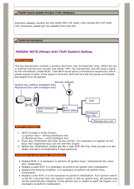 Nats Nissan Anti Theft System