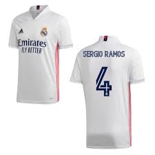 Capitán del real madrid c.f y de la selección española de fútbol. Real Madrid Trikot Home Herren 2020 2021 Sergio Ramos 4 Sportiger De