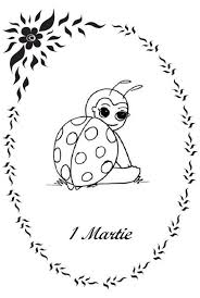 8 martie * desen de colorat. Imagini De Colorat Martisor Gratuit Pentru A Imprima