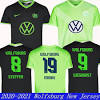 Adidas vfl wolfsburg 2012/2013 home soccer football shirt jersey trikot size m. 1