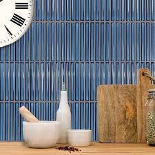 Contractor tools and supply warehouse catering to professional tile, stone, concrete, masonry and general contractors. Japanese Inspired Blue Finger Kit Kat Porcelain Mosaic Tile Western Distributors