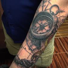 Whether you are planning to book your tattoo appointment soon or just getting ideas this list of 101 tattoos will help you choose. Old Compass And Map By Danny Elliott Tattoonow