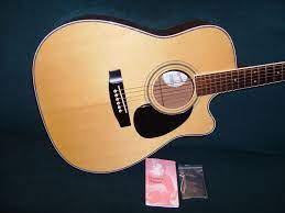 Vintage Takamine G Series Eg 334c Acoustic Electric Guitar Nice Gig Bag Clean Takamine Guitars Acoustic Electric Guitar Guitar