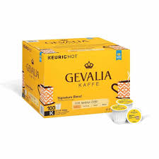 Single Serve Coffee Signature Blend K Cup Pods 100 Ct Mild Light Roast Arabica Gevalia Gevalia Blended Coffee Coffee K Cups