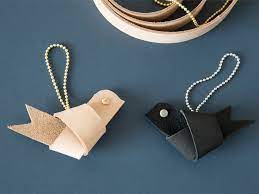 vogel aus leder diy leder lederschmuck leder