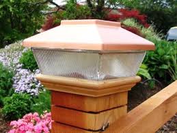 Copper Top Solar Led Light 4 X 4 Post Caps For Bridges Fences Decks Posts Tjb Inc Online Store