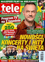 June 2021 is a month of breakthrough and a relief. Cezary Pazura Tele Max Magazine 26 March 2021 Cover Photo Poland